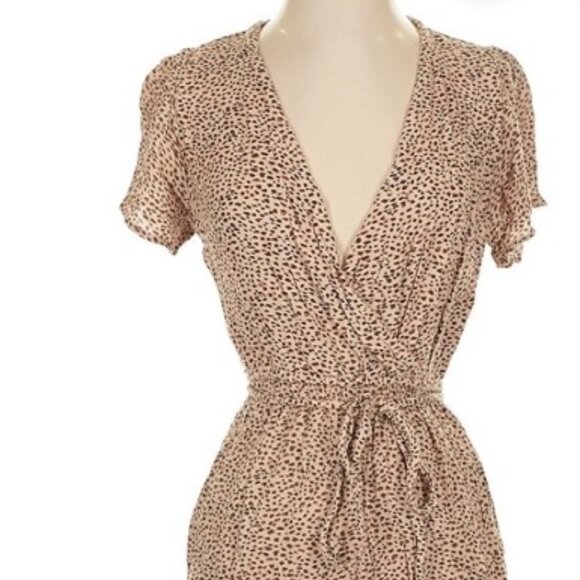 Abercrombie Easy Waist Wrap Mini Dress - XS Petite - Picture 12 of 13